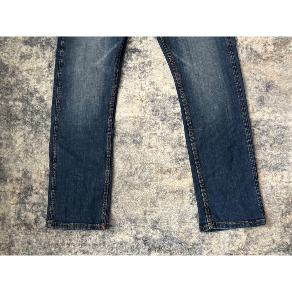 Wrangler Retro Slim Boot Jeans Mens 30x32 Blue Denim Western Bootcut Cowboy Fit‎ - Picture 3 of 11